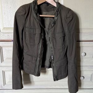 Vintage Olive Green Women's Jacket